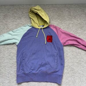 Teddy Fresh Multicolor Hoodie with Bear Patch